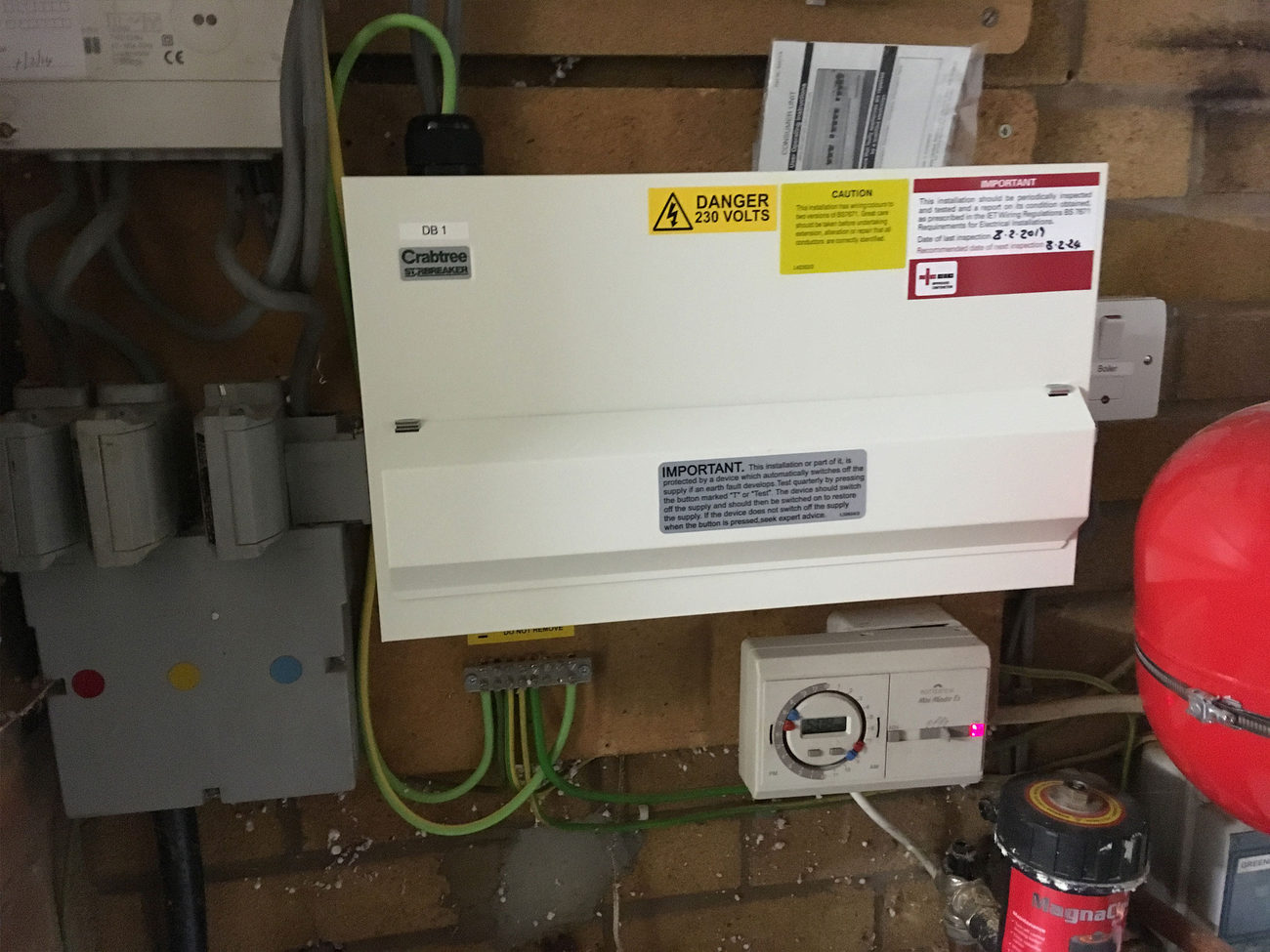 After: a fuse board upgrade