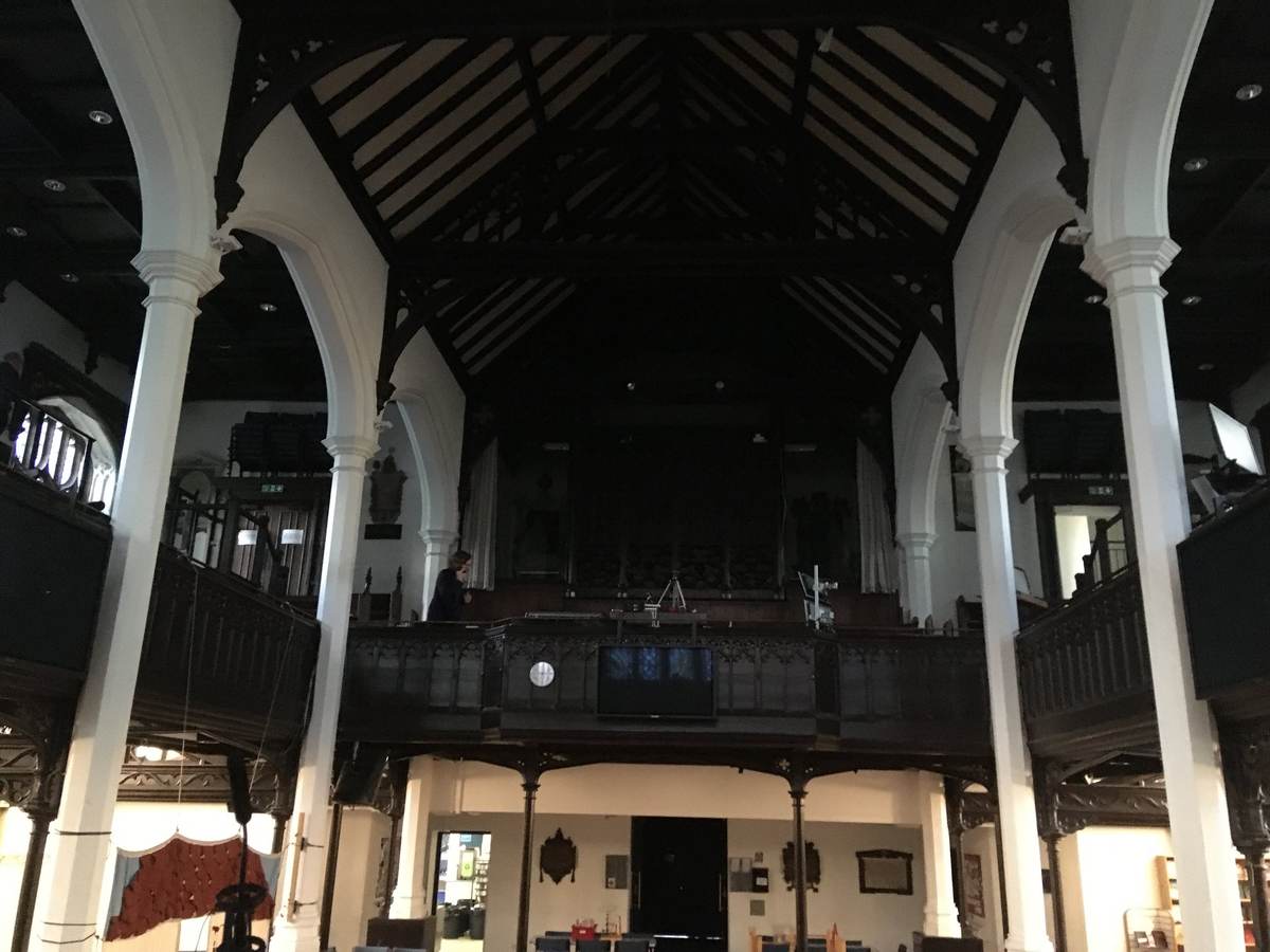 7am, a Cambridge church, no power